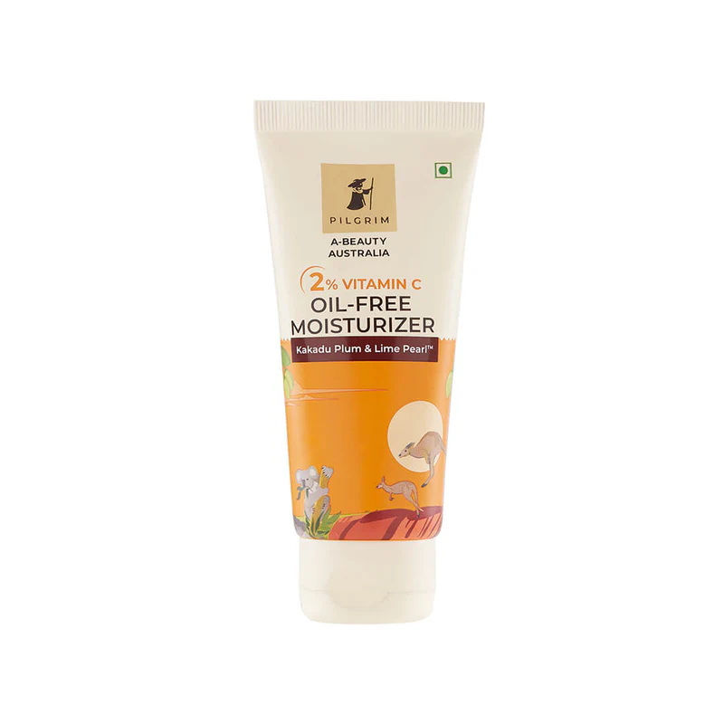 Show details for Pilgrim Australian 2% Vitamin C Oil free Moisturizer with Kakadu Plum & Lime Pearl For Oily & Acne Prone Skin - 50 GM Picture of Pilgrim Australian 2% Vitamin C Oil free Moisturizer with Kakadu Plum & Lime Pearl For Oily & Acne Prone Skin - 50 GM