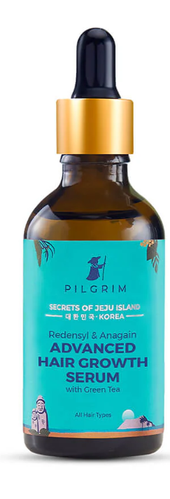 Show details for Pilgrim Redensyl 3% + Anagain 4% Advanced Hair Growth Serum with Green Tea - 50 ML Picture of Pilgrim Redensyl 3% + Anagain 4% Advanced Hair Growth Serum with Green Tea - 50 ML