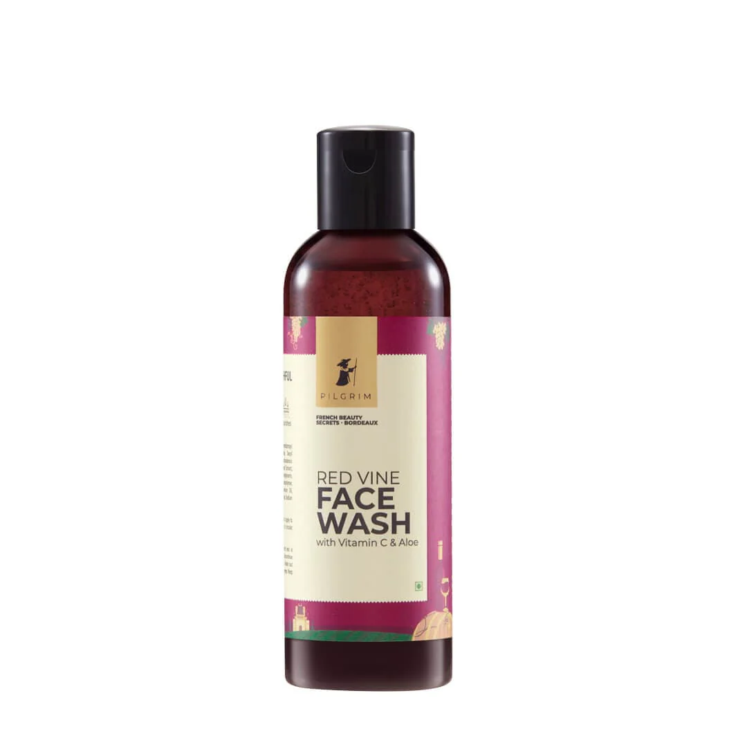 Show details for Pilgrim French Red Vine Face Wash with Vitamin C & Aloe For Anti Ageing & Dark Spots - 100 ML Picture of Pilgrim French Red Vine Face Wash with Vitamin C & Aloe For Anti Ageing & Dark Spots - 100 ML