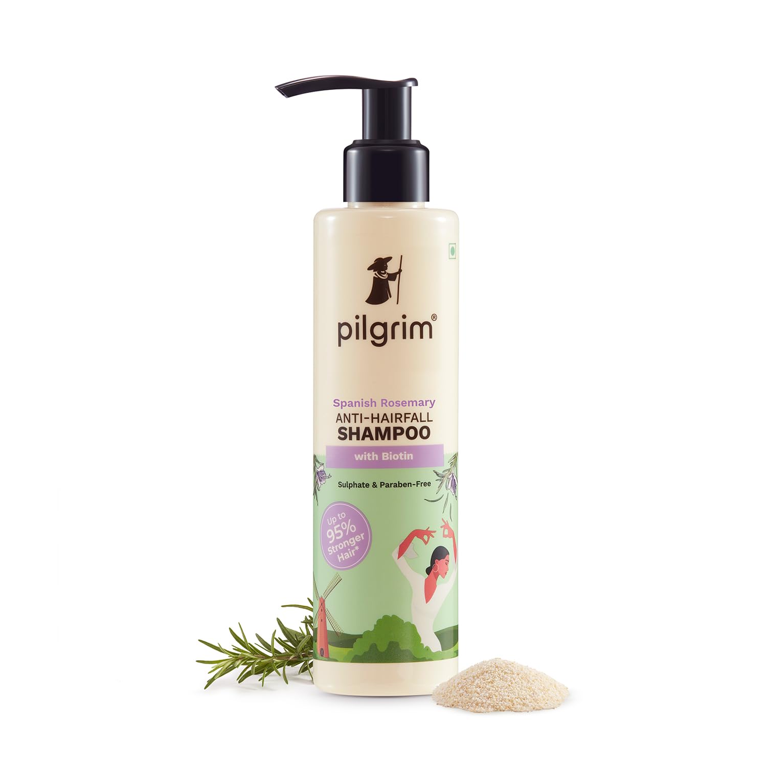 Picture of Pilgrim Spanish Rosemary Anti-Hairfall Shampoo (GTM) - 200 ML