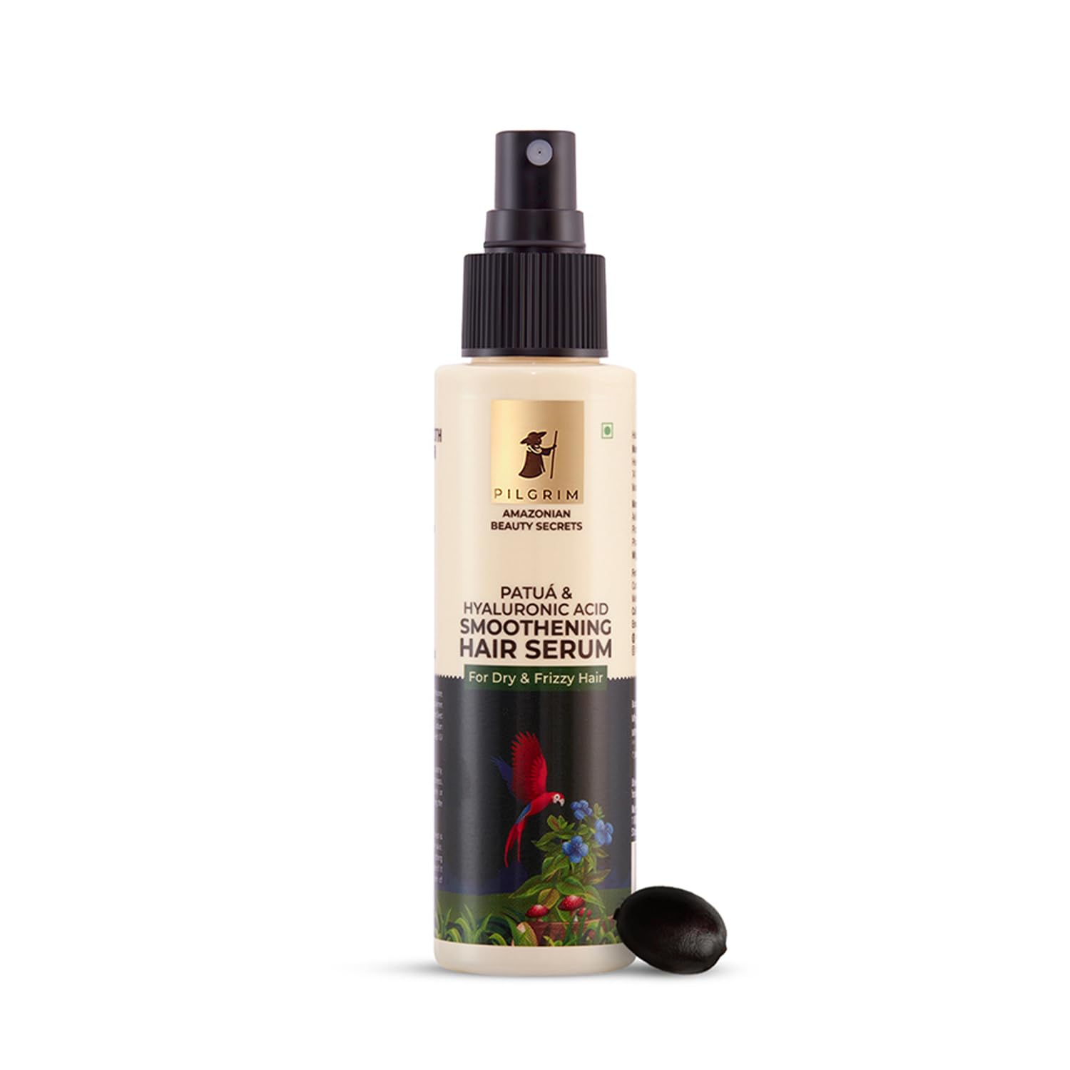 Show details for Pilgrim Amazonian Patuá & Hyaluronic Acid Smoothening Hair Serum For Dry & Frizzy Hair, For Hair Smoothening - 100 ML Picture of Pilgrim Amazonian Patuá & Hyaluronic Acid Smoothening Hair Serum For Dry & Frizzy Hair, For Hair Smoothening - 100 ML