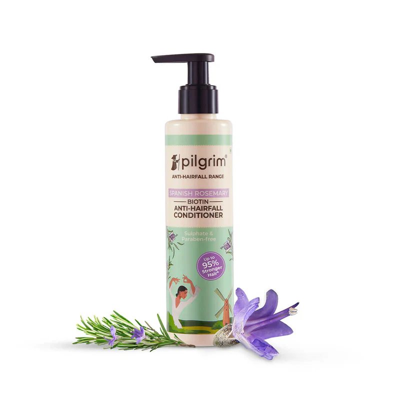 Show details for Pilgrim Spanish Rosemary & Biotin Anti Hairfall Conditioner For Reducing Hair Loss & Breakage - 200 ML Picture of Pilgrim Spanish Rosemary & Biotin Anti Hairfall Conditioner For Reducing Hair Loss & Breakage - 200 ML