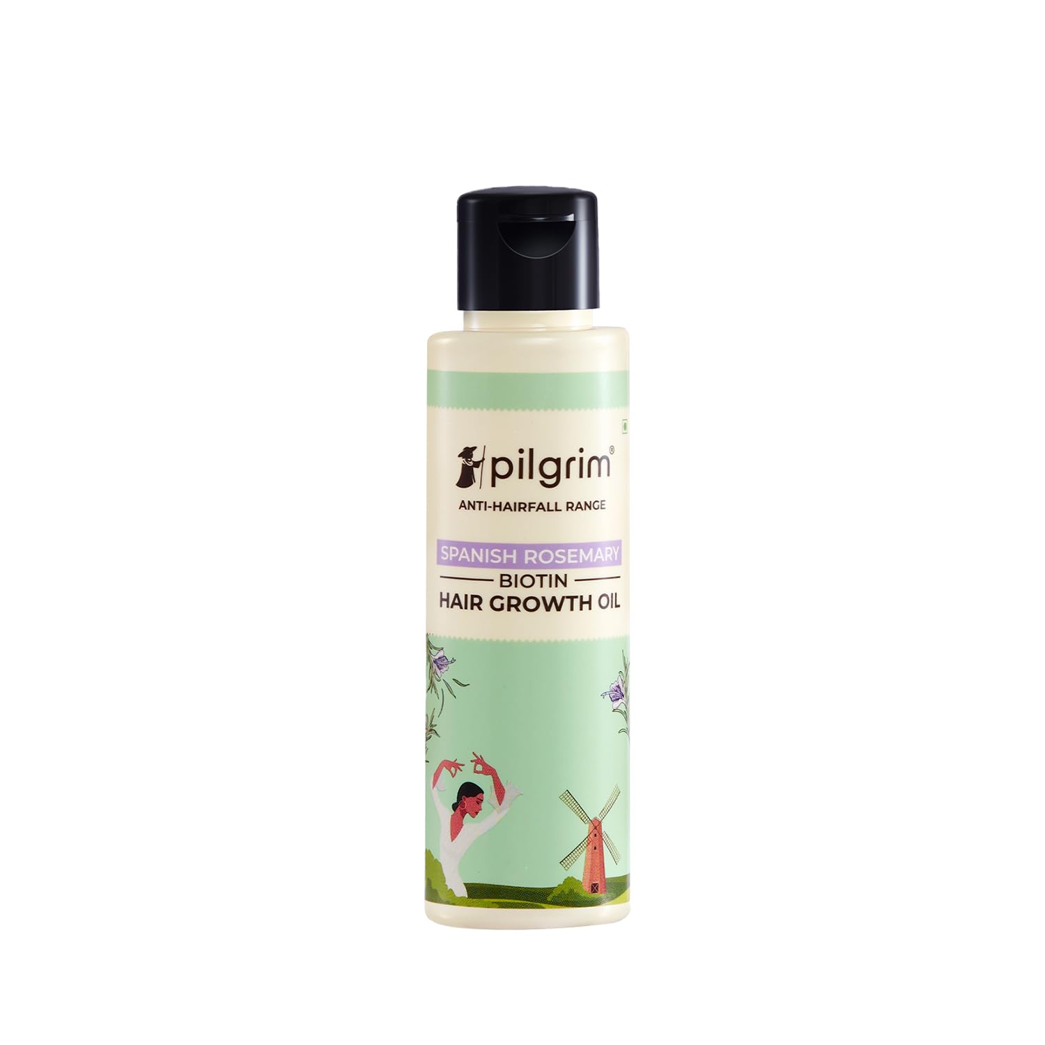 Picture of Pilgrim Spanish Rosemary & Biotin Hair Growth Oil To Control Hair Fall & Strengthens Hair - 100 ML