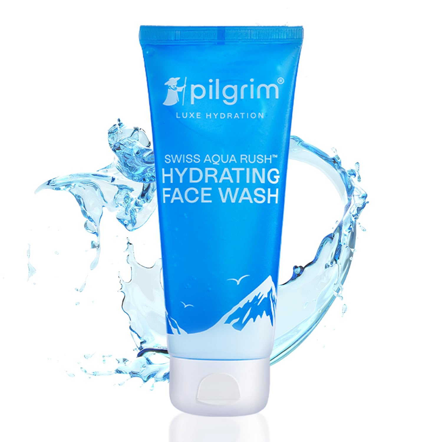 Picture of Pilgrim Swiss Aqua Rush Hydrating Face Wash, Refreshes Skin & Restores Hydration - 100 ML