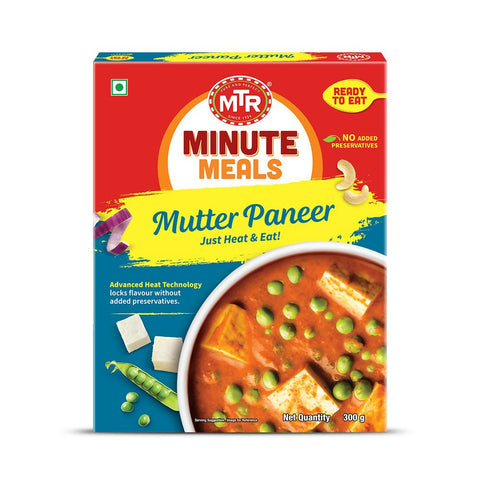 Show details for MTR Read To Eat Mutter Paneer - 300 GM Picture of MTR Read To Eat Mutter Paneer - 300 GM