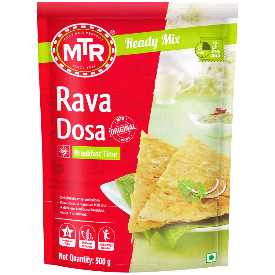 Show details for MTR Rava Dosa Mix - 500 GM Picture of MTR Rava Dosa Mix - 500 GM