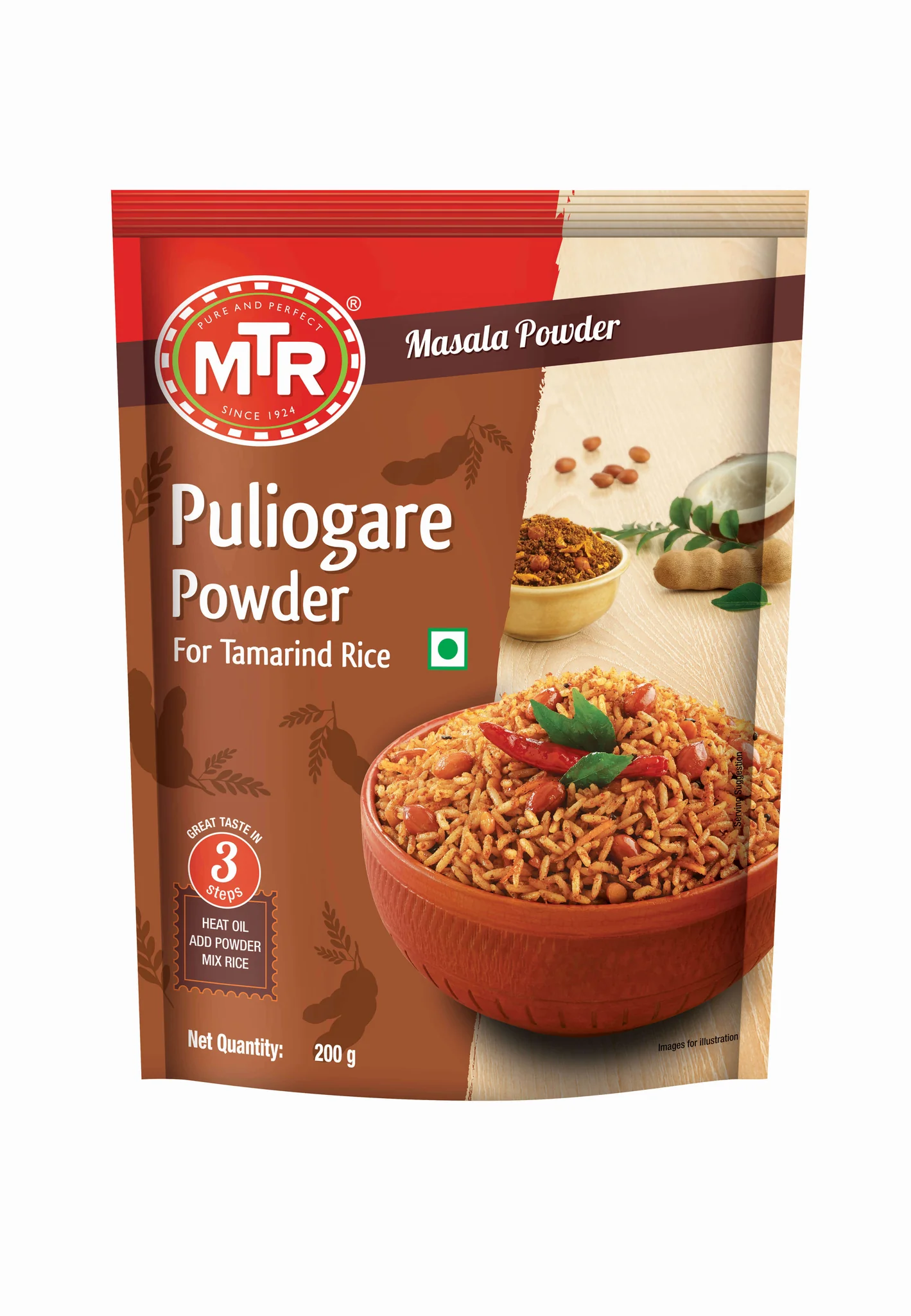 Show details for MTR Masala Puliyogare / Pulihora Powder - 200 GM Picture of MTR Masala Puliyogare / Pulihora Powder - 200 GM