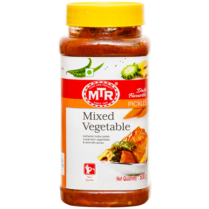 Show details for MTR Mixed Vegetable Pickle - 500 GM Picture of MTR Mixed Vegetable Pickle - 500 GM