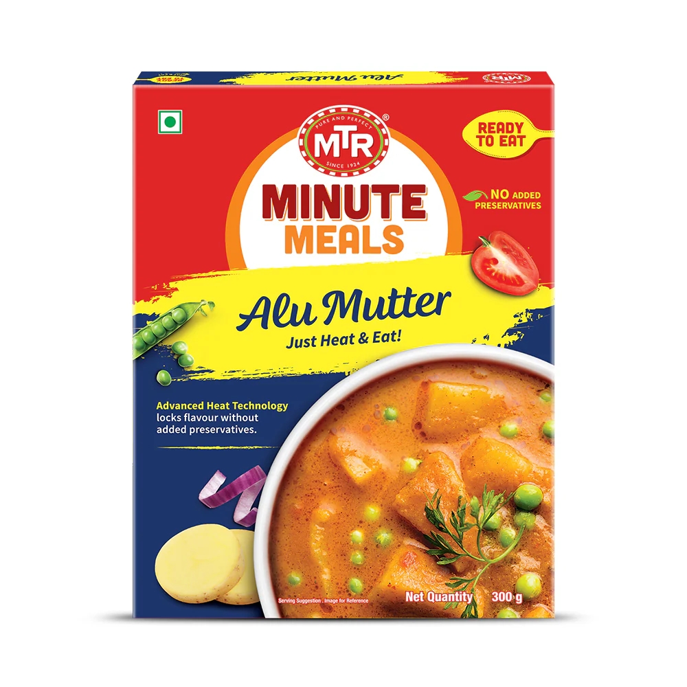 Picture of MTR Read To Eat Alu Muttar - 300 GM