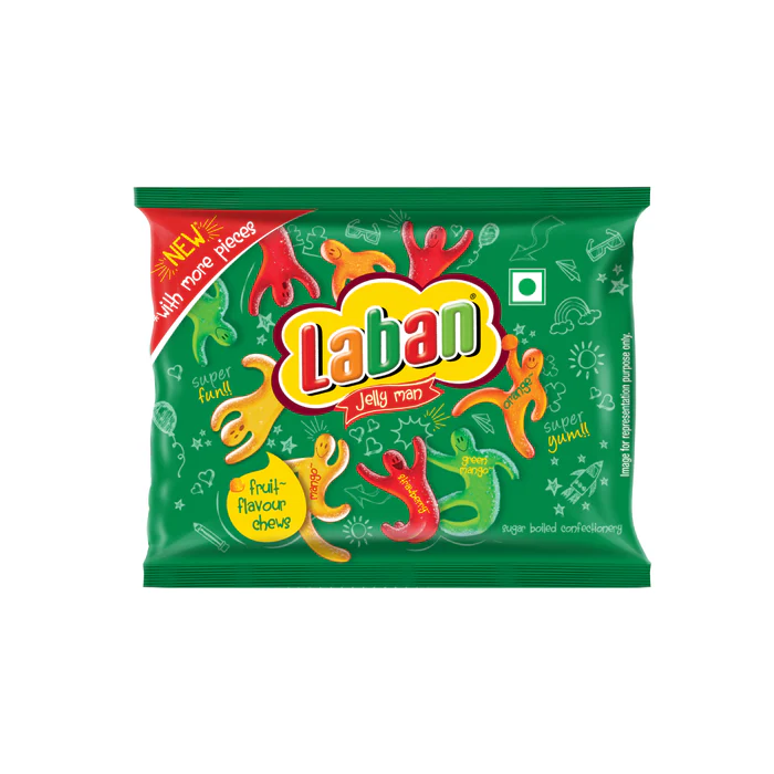 Picture of MTR Laban Jelly Man Fruit Flavour Chews - 19.5 GM - Pack of 10