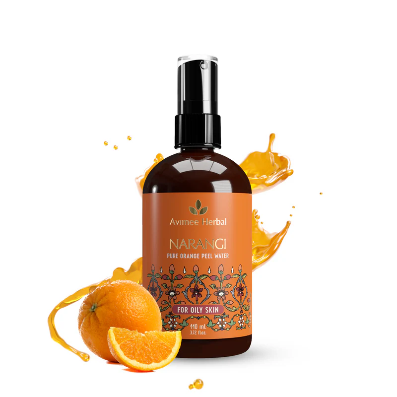 Picture of Avimee Herbal Narangi Pure Orange Peel Water For Oily Skin - 110 ML