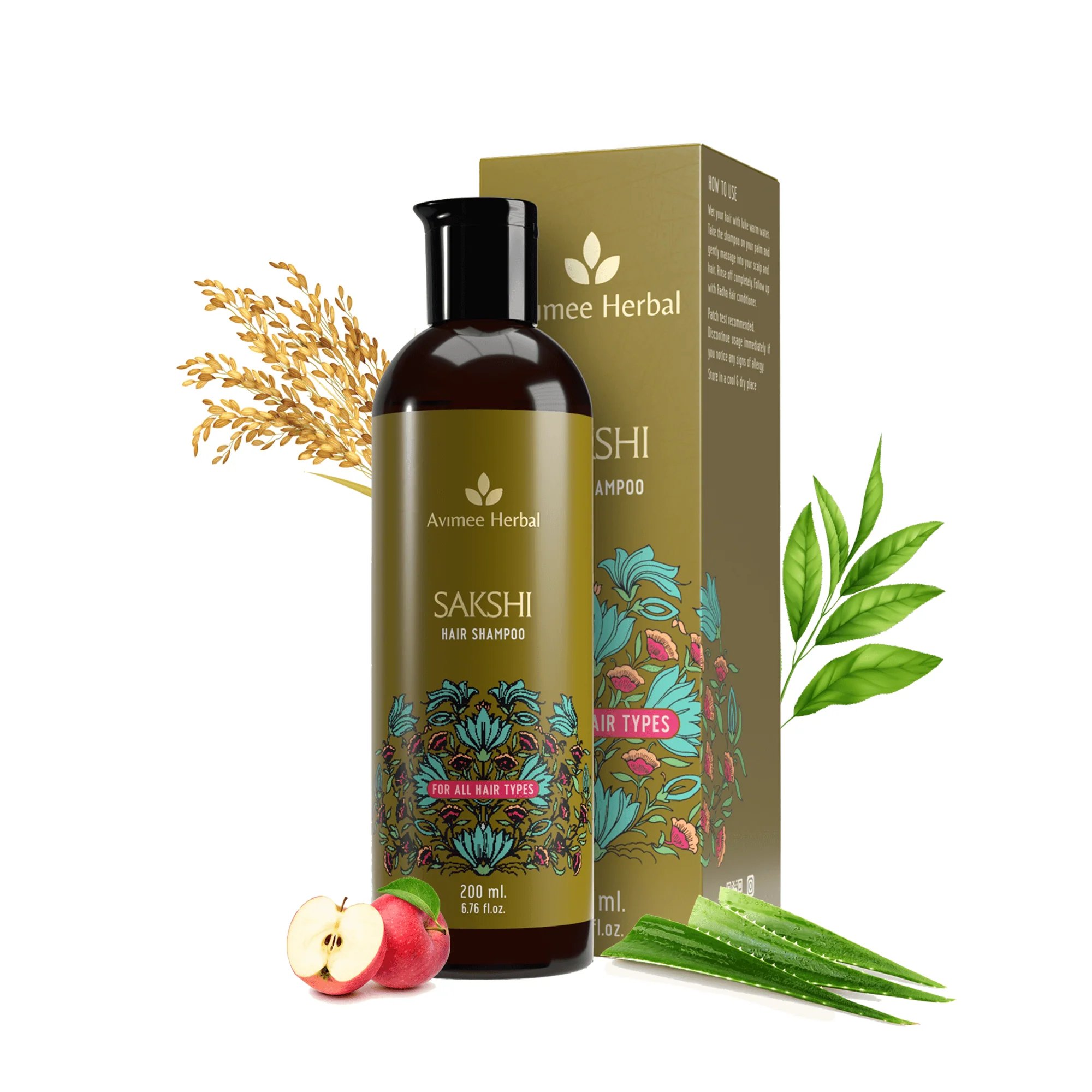 Picture of Avimee Herbal Sakshi Hair Shampoo - 200 ML