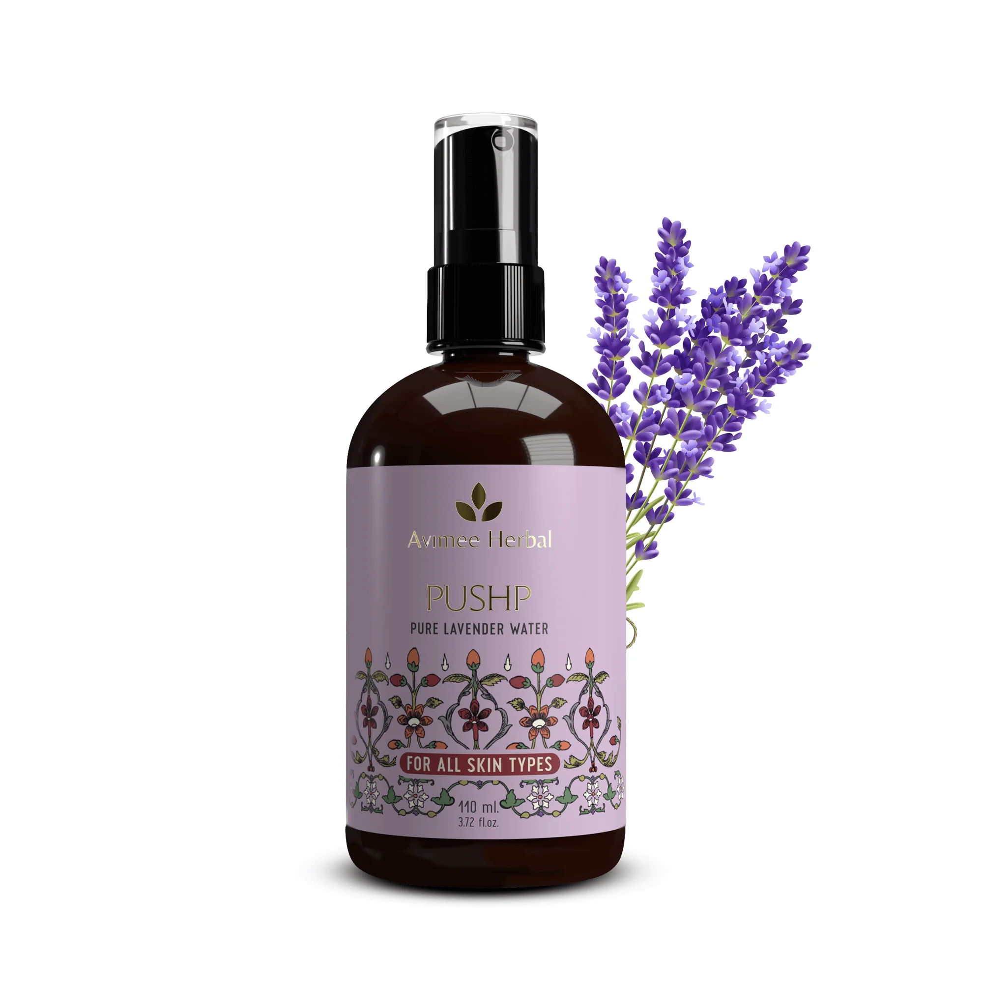 Picture of Avimee Herbal Pushp Pure Lavender Water - 110 ML