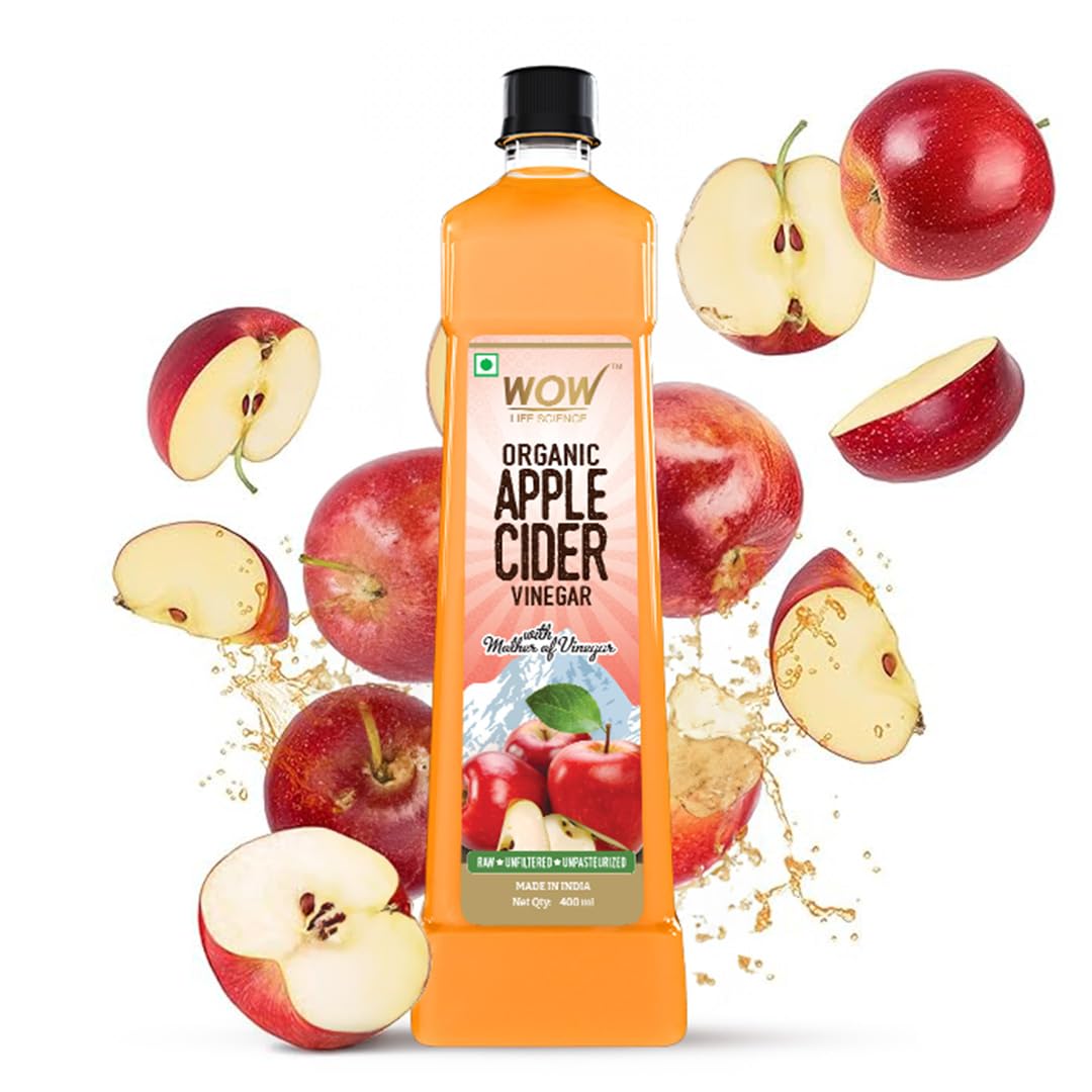 Show details for Wow Life Science Apple Cider Vinegar - 400 ML Picture of Wow Life Science Apple Cider Vinegar - 400 ML
