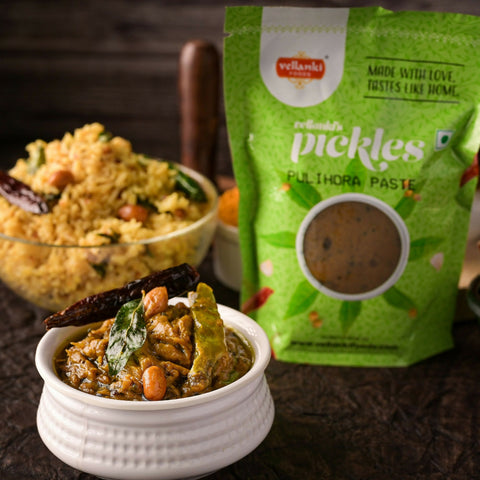 Show details for Vellanki Foods Pulihora Paste - 500 GM Picture of Vellanki Foods Pulihora Paste - 500 GM