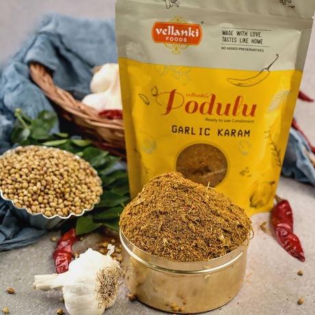 Show details for Vellanki Foods Vellulli Karam - 1 KG Picture of Vellanki Foods Vellulli Karam - 1 KG