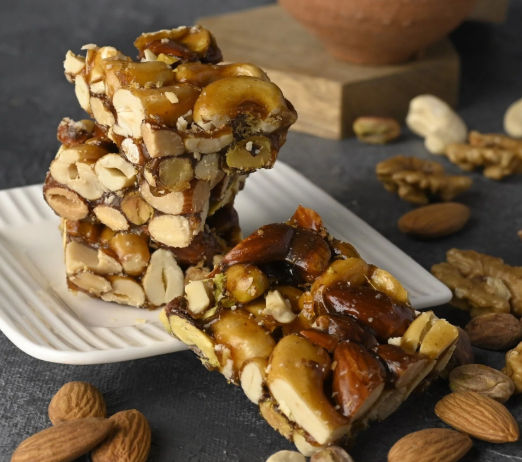 Picture of Vellanki Foods Dry Fruit Chikki - 500 GM