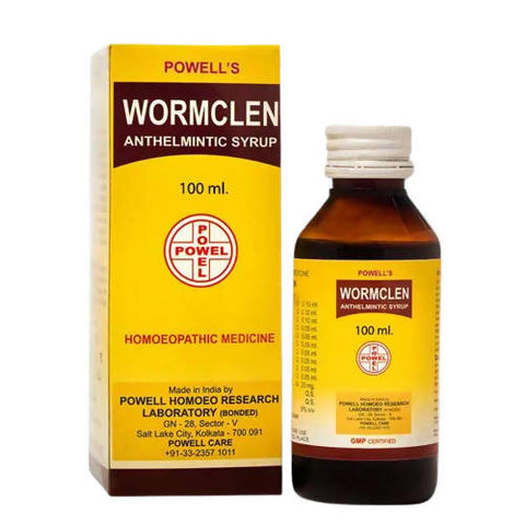 Picture of Powell's Homeopathy Wormclen Anthelmintic Syrup - 100 ML