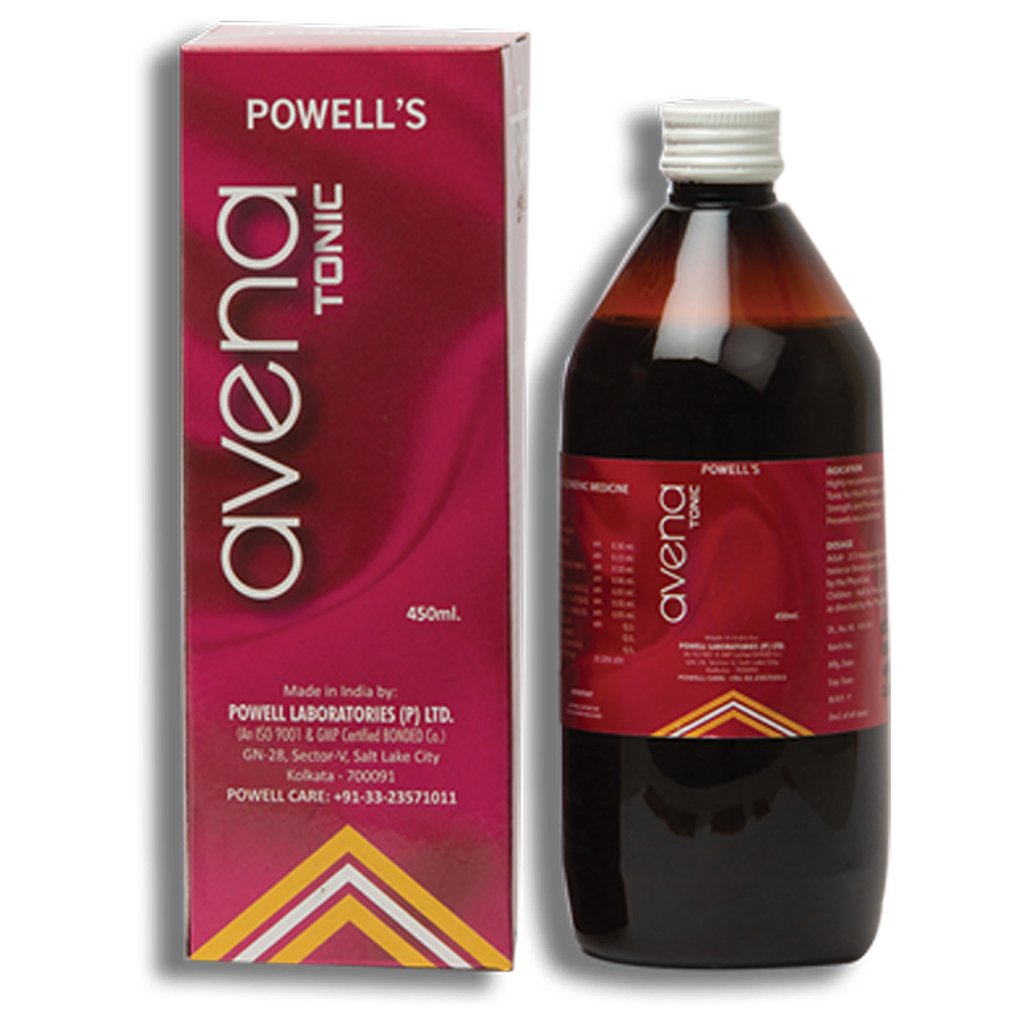 Show details for Powell's Homeopathy Avena Tonic - 450 ML Picture of Powell's Homeopathy Avena Tonic - 450 ML