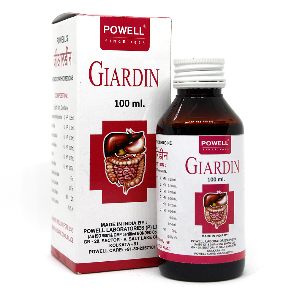 Show details for Powell's Homeopathy Giardin Syrup - 100 ML Picture of Powell's Homeopathy Giardin Syrup - 100 ML