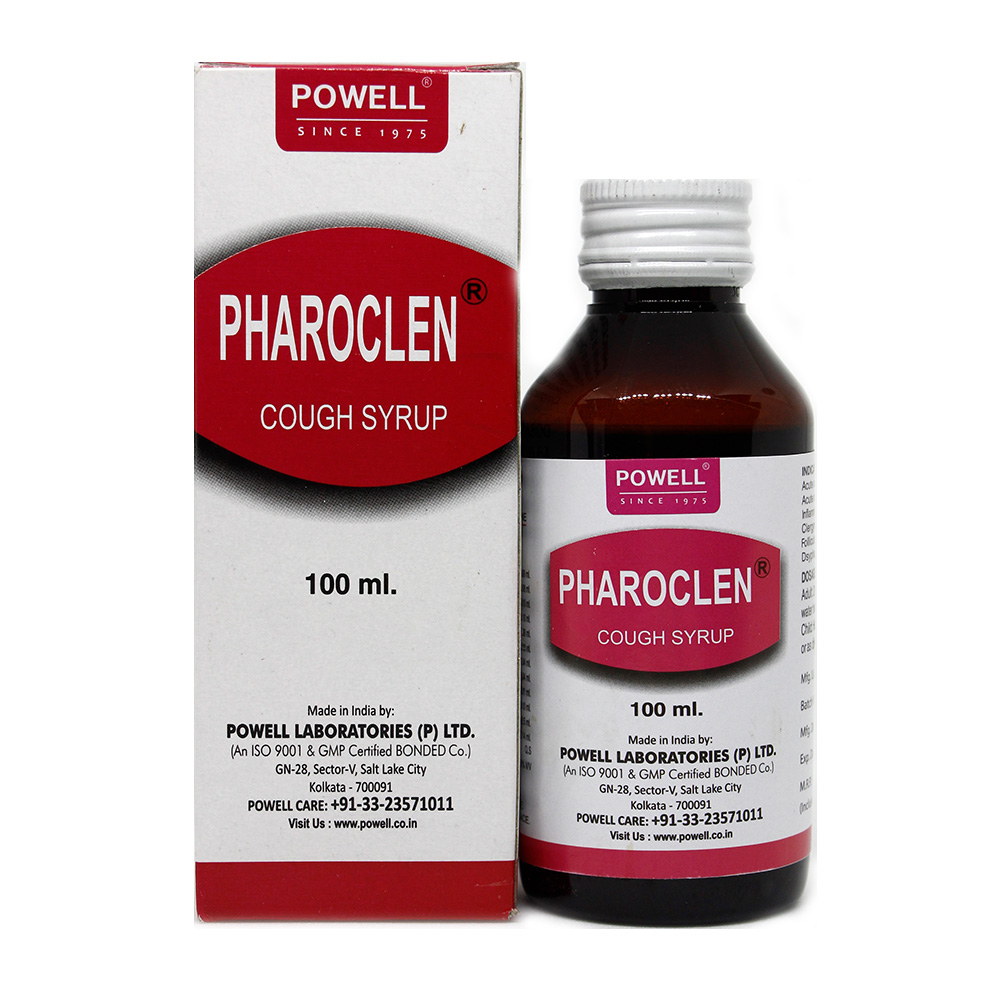 Picture of Powell's Homeopathy Pharoclen Cough Syrup - 100 ML