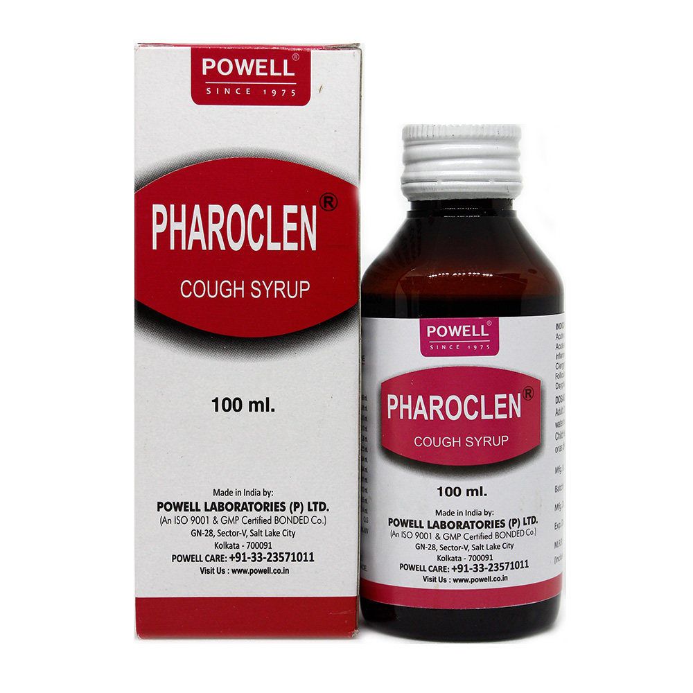 Show details for Powell's Homeopathy Pharoclen Cough Syrup - 100 ML Picture of Powell's Homeopathy Pharoclen Cough Syrup - 100 ML