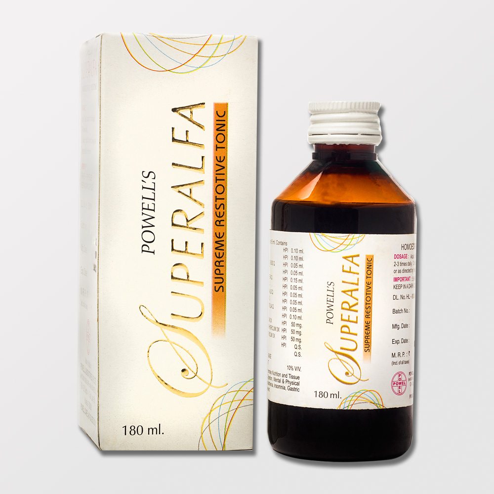 Show details for Powell's Homeopathy Superalfa Tonic - 180 ML Picture of Powell's Homeopathy Superalfa Tonic - 180 ML