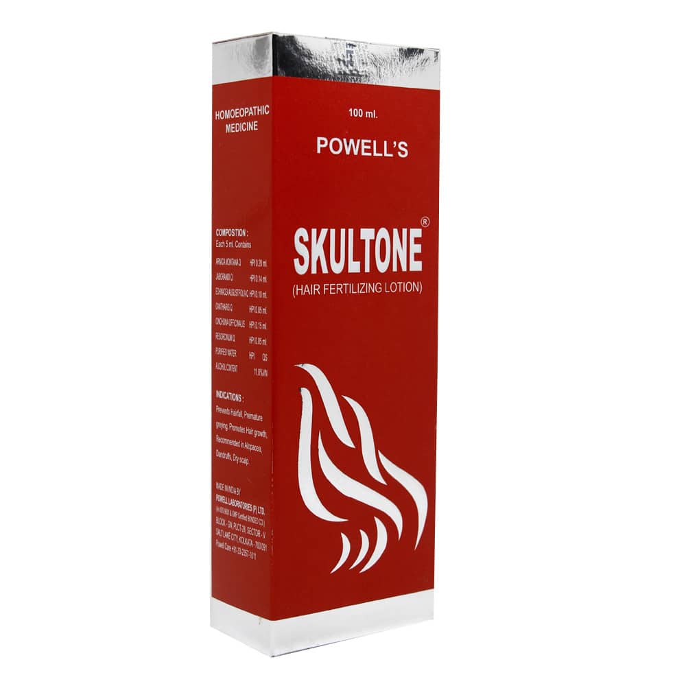 Show details for Powell's Homeopathy Skultone Hair Fertilizing Lotion - 100 ML Picture of Powell's Homeopathy Skultone Hair Fertilizing Lotion - 100 ML