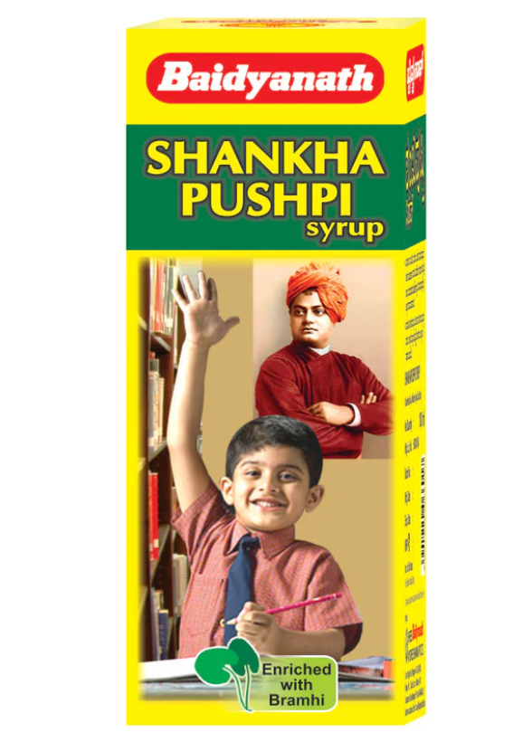 Show details for Baidyanath Shankhapushpi Syrup - 450 ml - Pack of 1 Picture of Baidyanath Shankhapushpi Syrup - 450 ml - Pack of 1