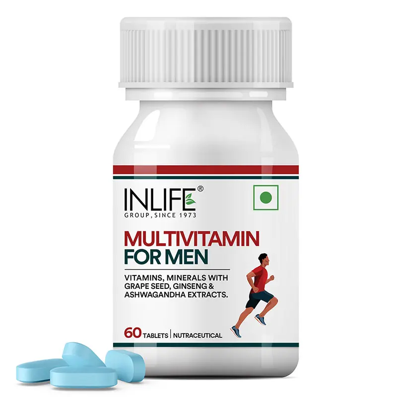 Show details for Inlife Multivitamin Tablets For Men - 60 Tabs Picture of Inlife Multivitamin Tablets For Men - 60 Tabs