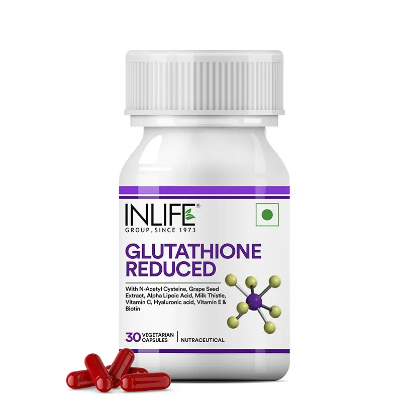 Picture of Inlife Glutathione Reduced Capsules - 30 Veg Caps