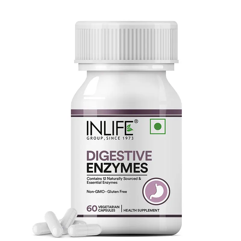 Picture of Inlife Digestive Enzymes Capsules - 60 Veg Caps