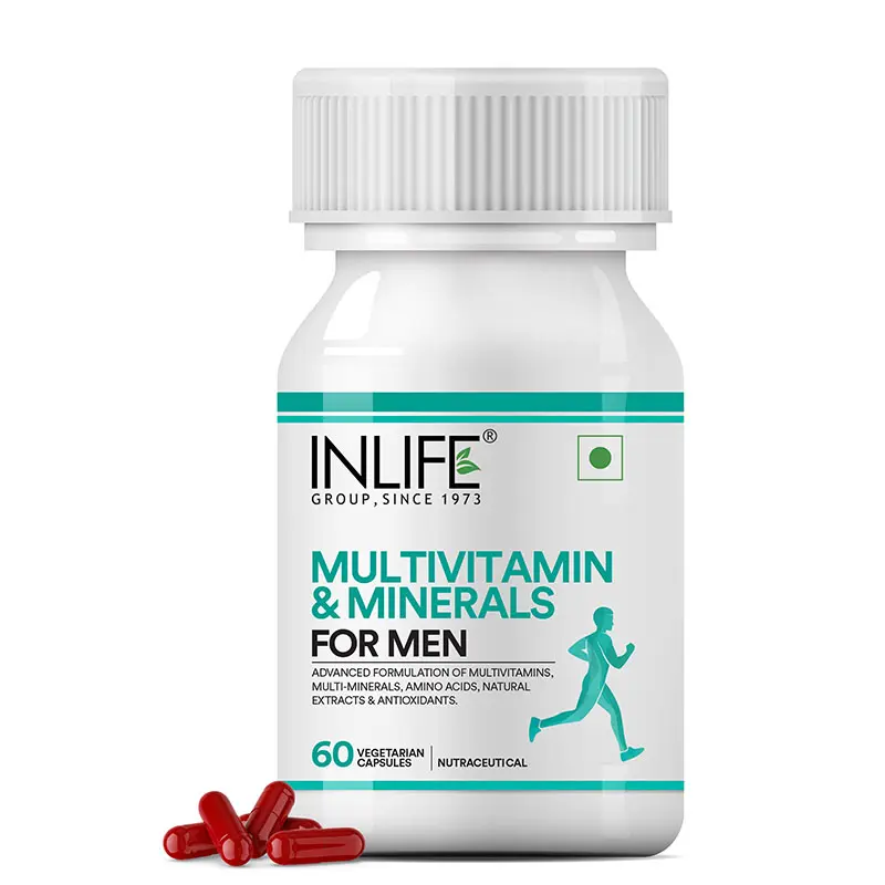 Picture of Inlife Multivitamin And Minerals Tablets For Men - 60 Veg Caps