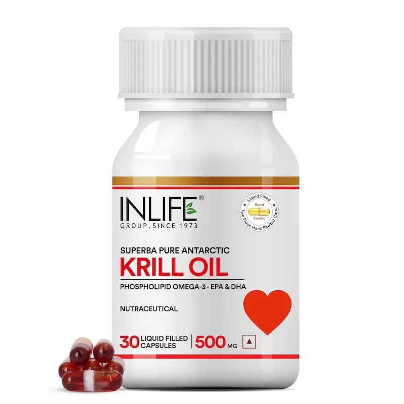 Picture of Inlife Krill Oil Capsules - 500 MG - 30 Caps