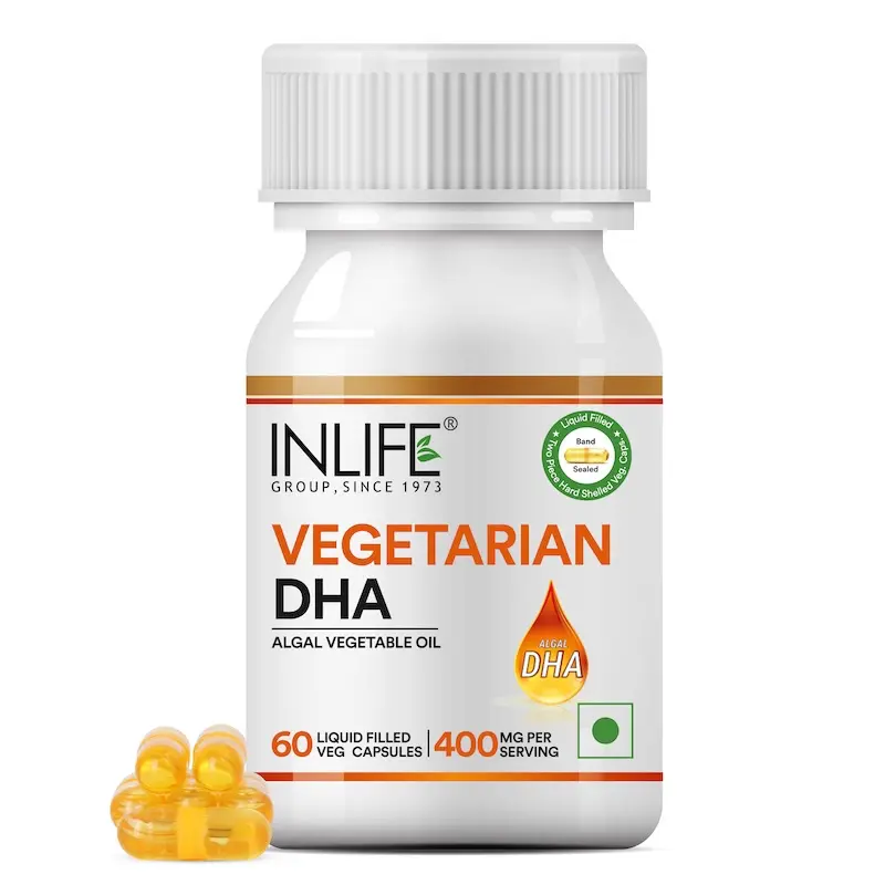 Picture of Inlife Vegetarian DHA Capsules - 60 Veg Caps