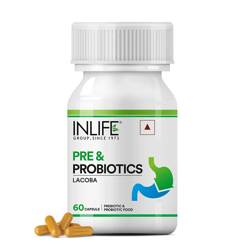 Picture of Inlife Prebiotics And Probiotics Capsules - 60 Caps