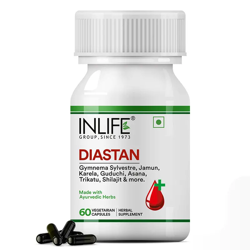Show details for Inlife Diabetes Care Diastan Capsules - 60 Veg Caps Picture of Inlife Diabetes Care Diastan Capsules - 60 Veg Caps