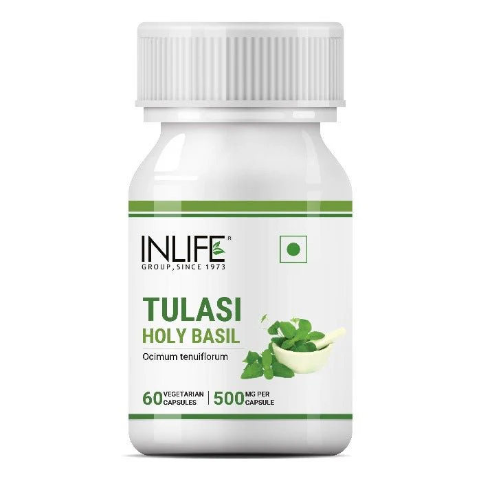 Show details for Inlife Tulasi Holy Basil Capsules - 60 Veg Caps Picture of Inlife Tulasi Holy Basil Capsules - 60 Veg Caps