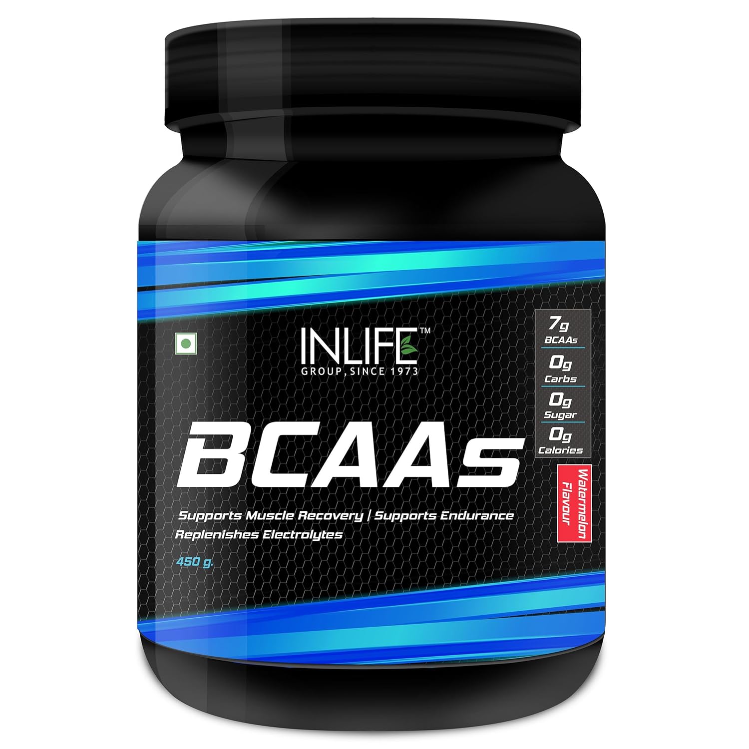 Picture of Inlife BCAAs Powder Watermelon Flavour - 450 GM