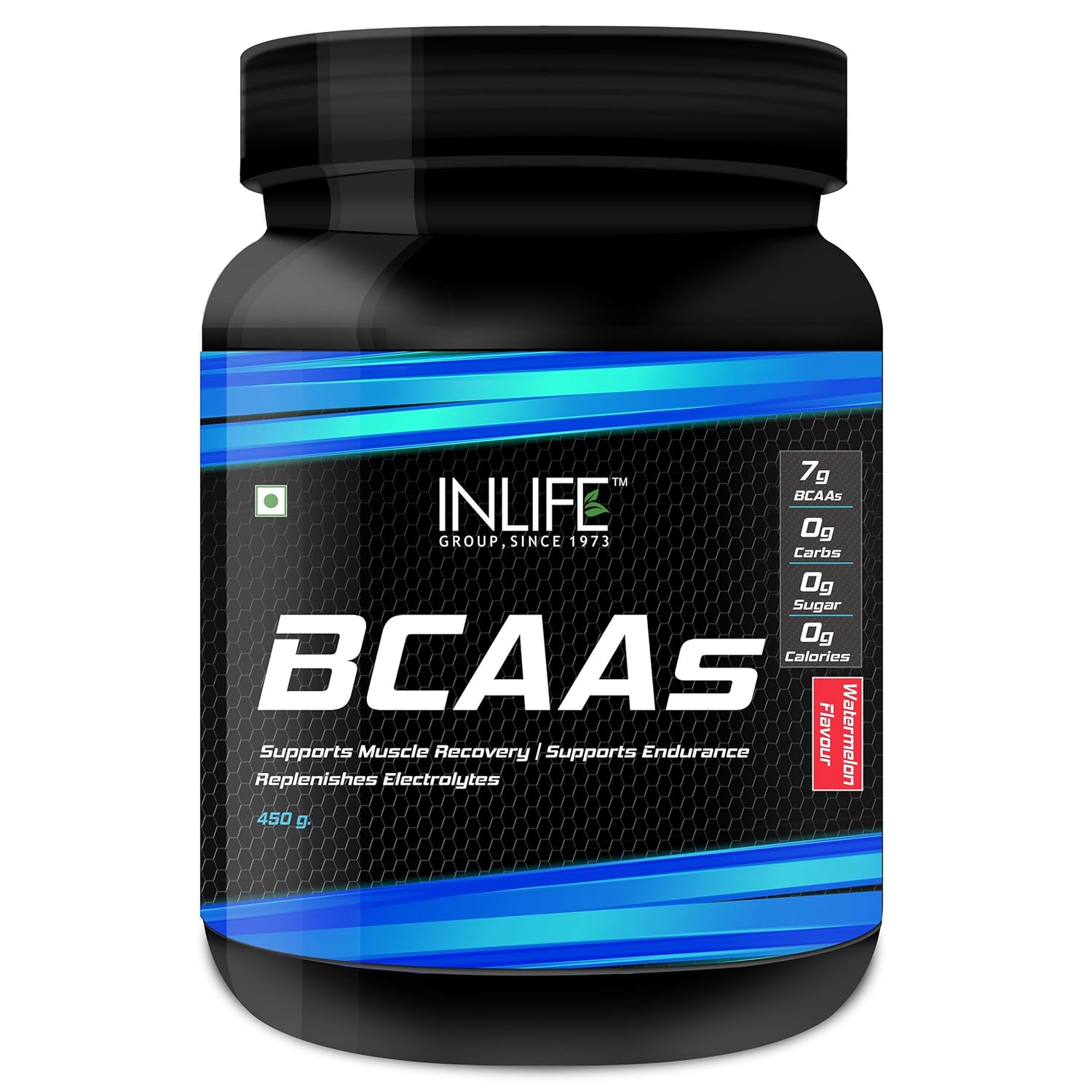 Show details for Inlife BCAAs Powder Watermelon Flavour - 450 GM Picture of Inlife BCAAs Powder Watermelon Flavour - 450 GM