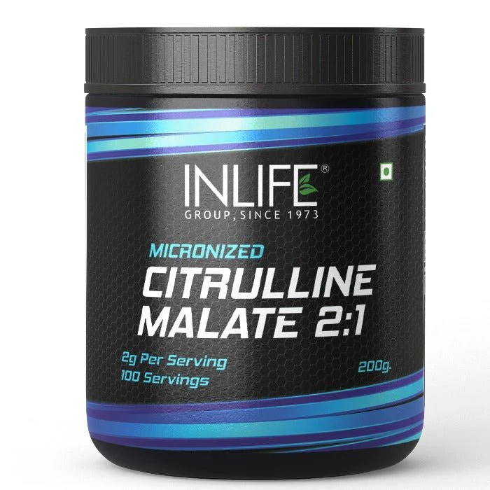 Show details for Inlife Citrulline Malate Powder 2:1 - 200 GM Picture of Inlife Citrulline Malate Powder 2:1 - 200 GM