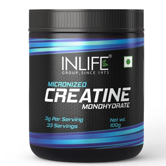 Show details for Inlife Micronized Creatine Monohydrate Powder - 100 GM Picture of Inlife Micronized Creatine Monohydrate Powder - 100 GM