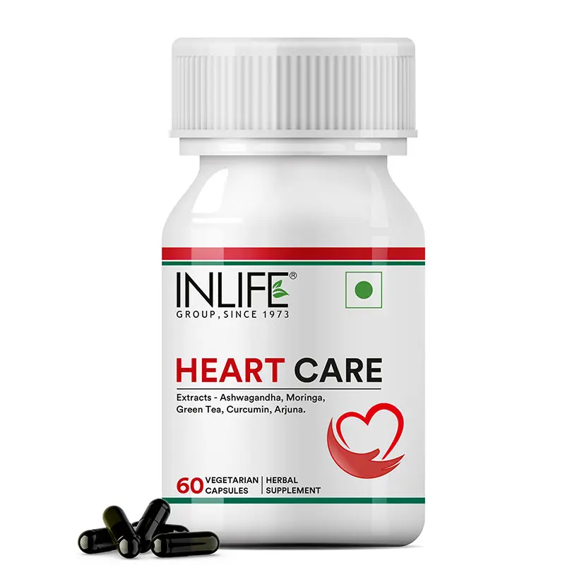 Show details for Inlife Heart Care Capsules - 60 Veg Caps Picture of Inlife Heart Care Capsules - 60 Veg Caps