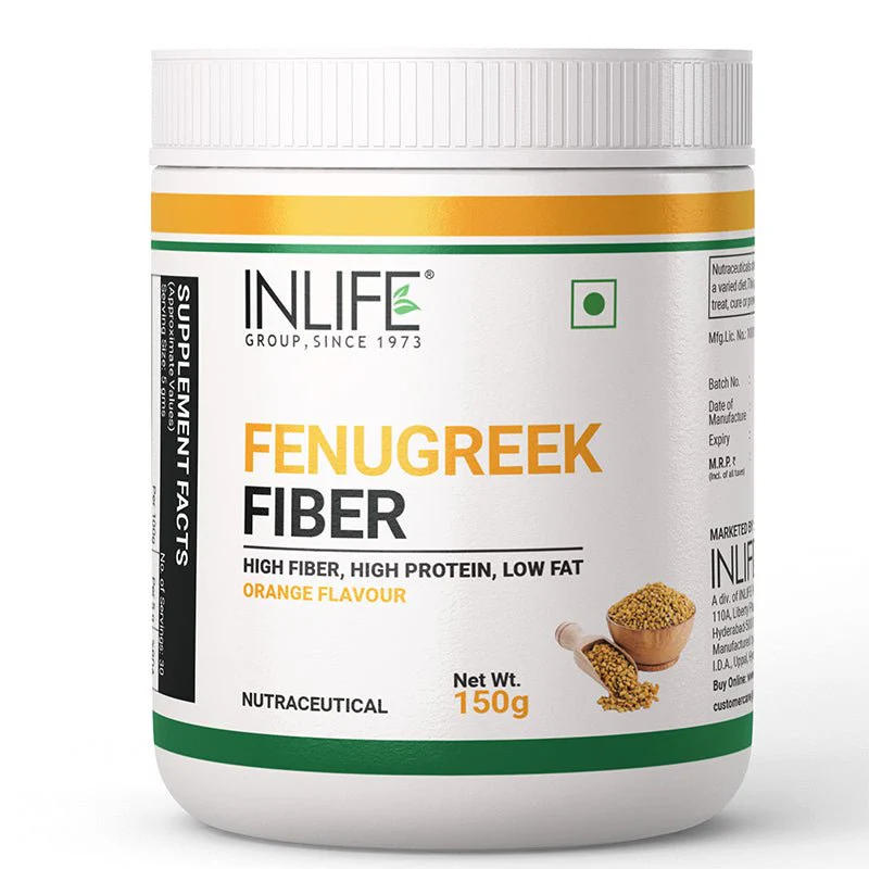 Picture of Inlife Fenugreek Fiber Powder - 150 GM