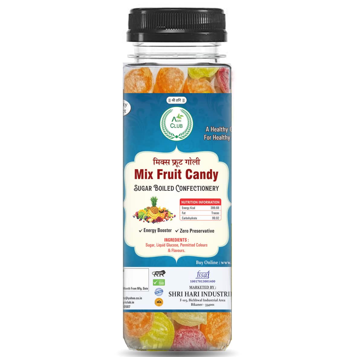 Picture of Agri Club Mix Fruit Candy - 120 GM