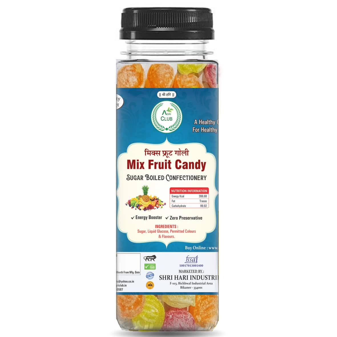 Show details for Agri Club Mix Fruit Candy - 120 GM Picture of Agri Club Mix Fruit Candy - 120 GM