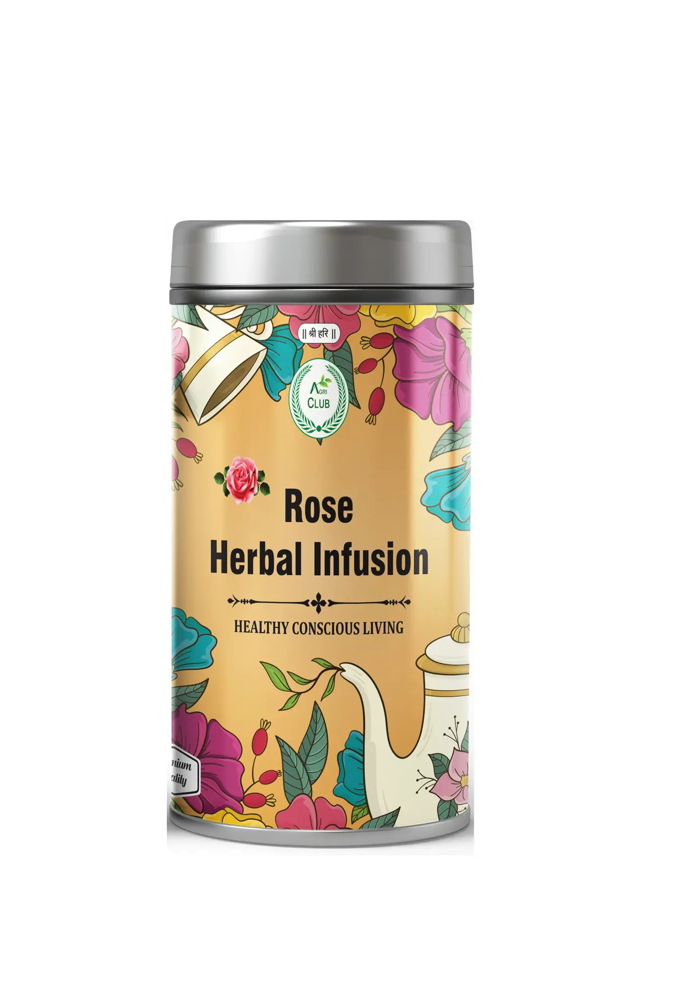 Picture of Agri Club Rose Herbal Tea - 100 GM