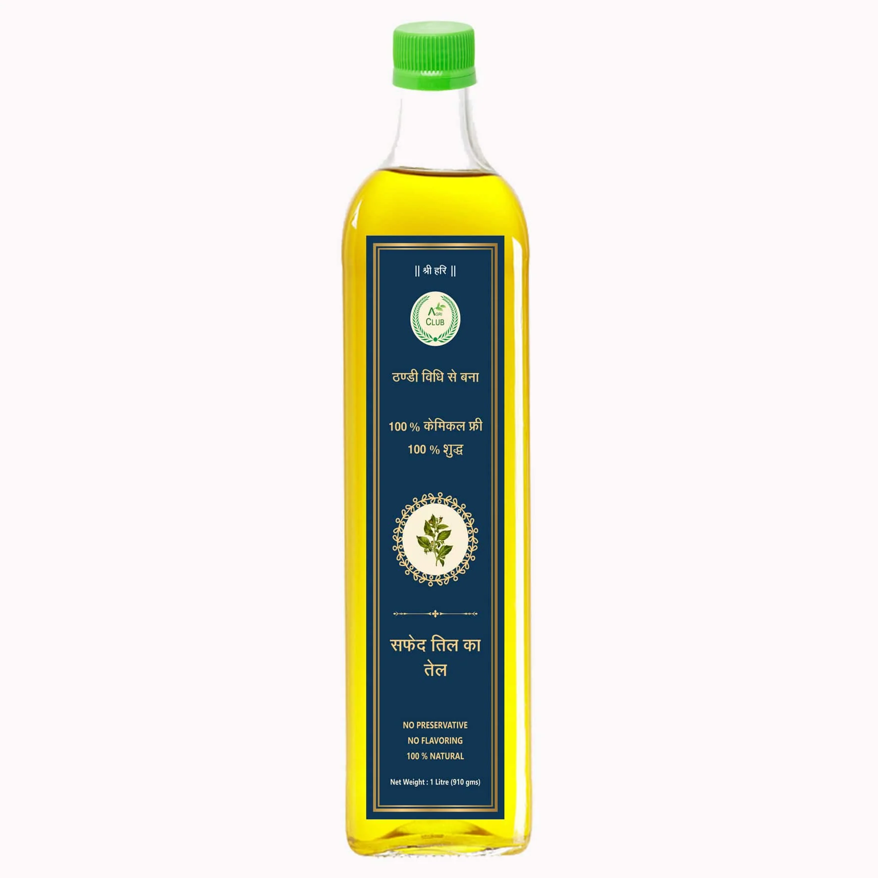 Picture of Agri Club Cold Pressed White Sesame Seed Oil - 1 Litre