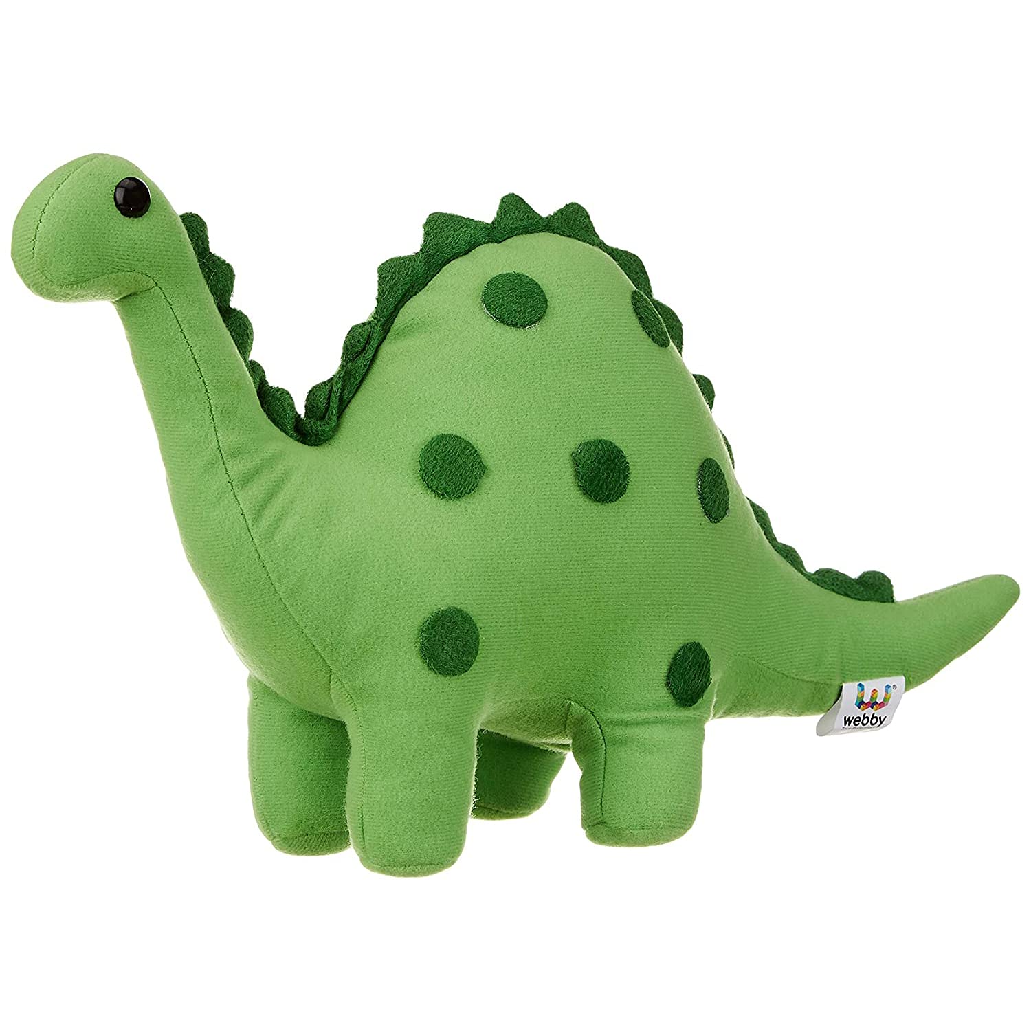 Show details for Webby Green Soft Dinosaur Plush Stuffed Toy - 30 CM Picture of Webby Green Soft Dinosaur Plush Stuffed Toy - 30 CM