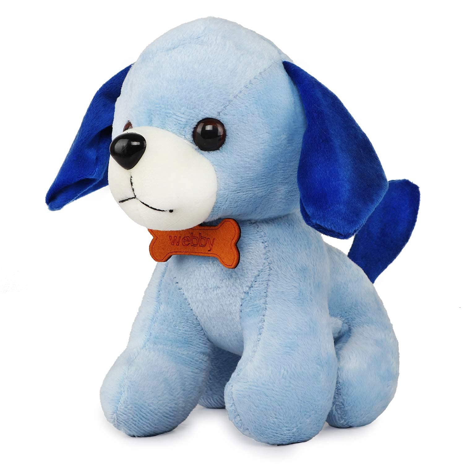 Picture of Webby Soft Animal Plush Standing Dog Toy 20 CM - Blue